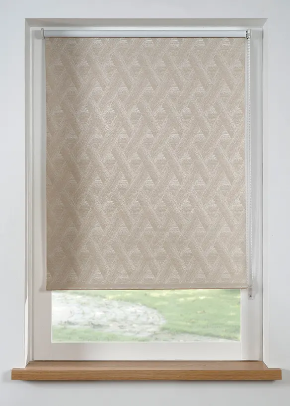 Tenda a rullo oscurante jacquard con fantasia grafica, bonprix