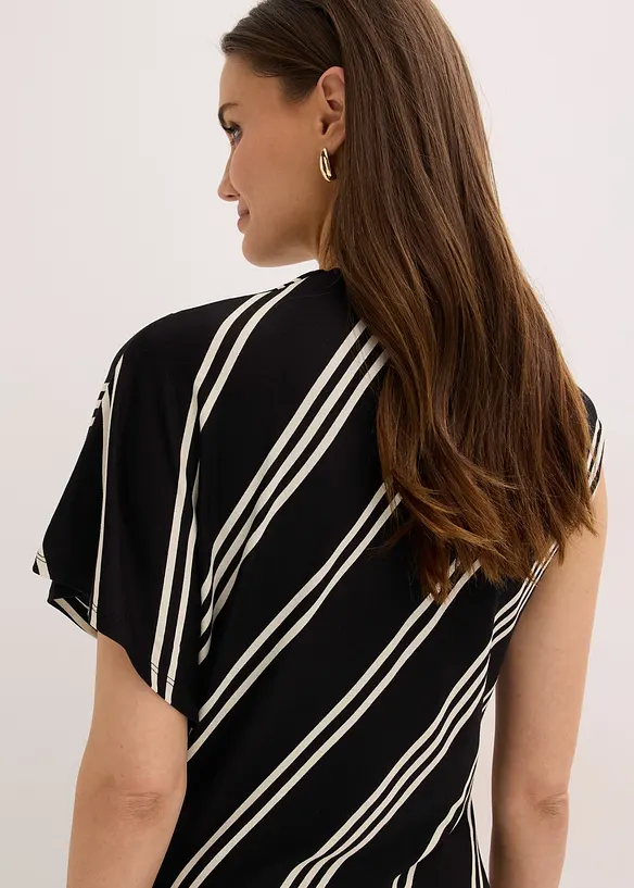 Abito midi in misto viscosa morbido, bonprix