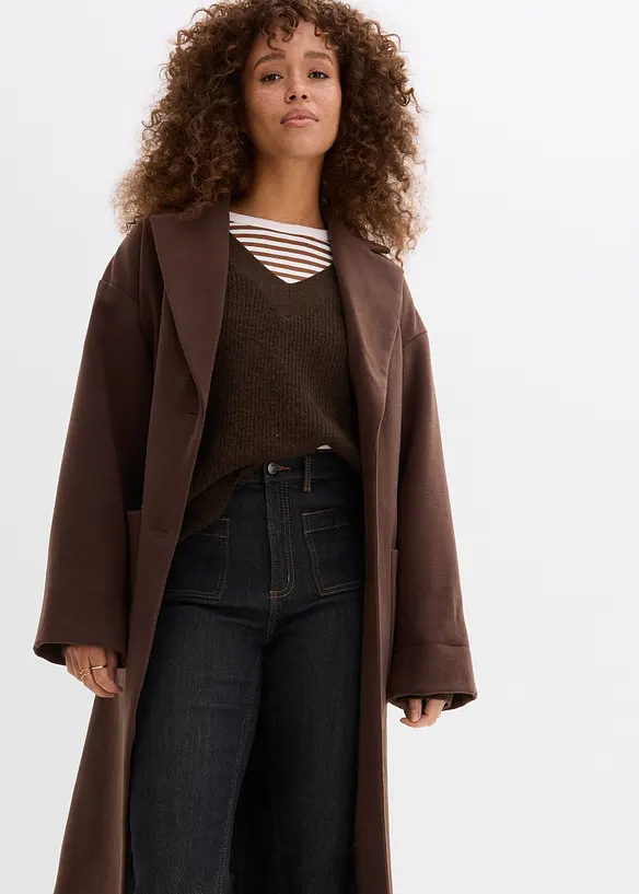 Jeans bootcut con girovita comodo, vita alta, bonprix