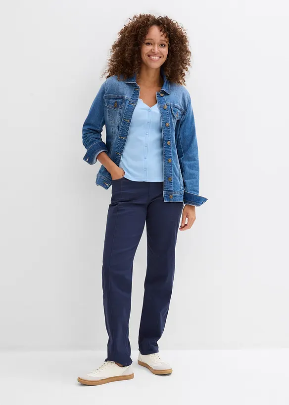 Maglia 2 in 1 in puro cotone, bonprix