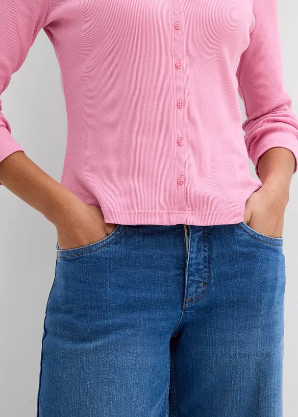 Maglia 2 in 1 in puro cotone, bonprix