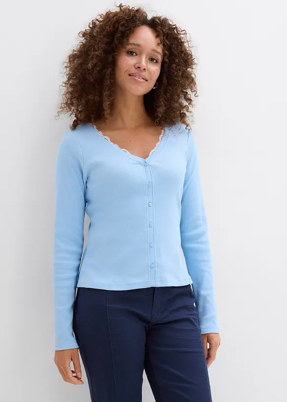 Maglia 2 in 1 in puro cotone, bonprix