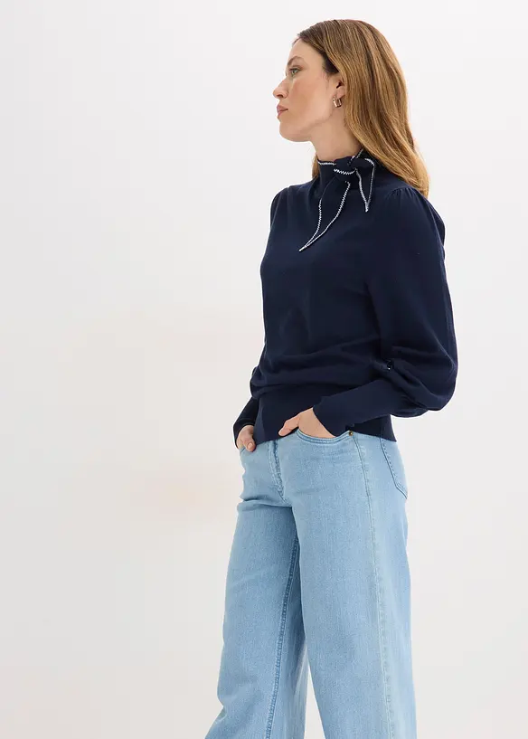 Maglione in misto viscosa, bonprix