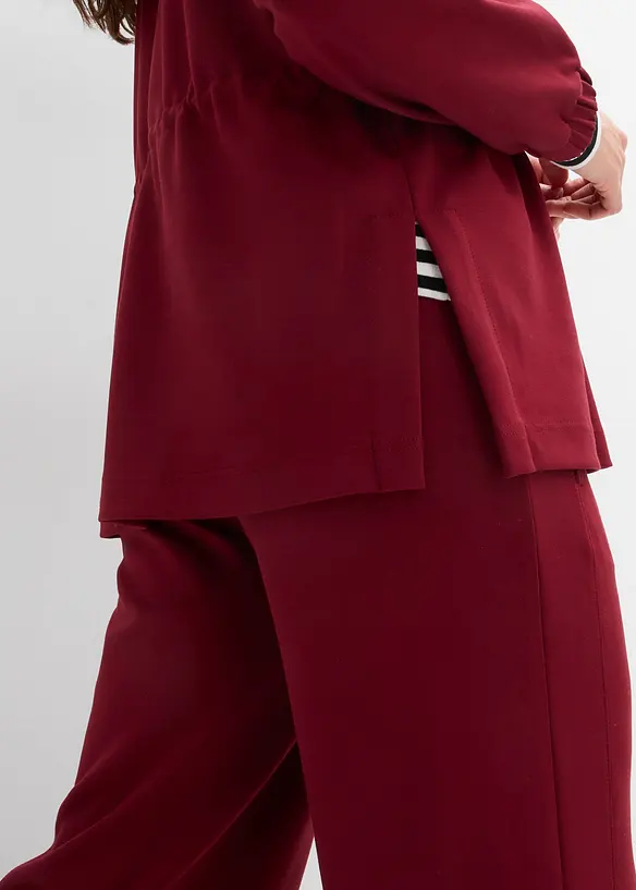 Felpa lunga in morbido tessuto effetto neoprene, bonprix