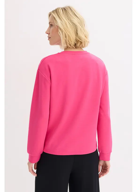 Felpa con applicazione, bonprix