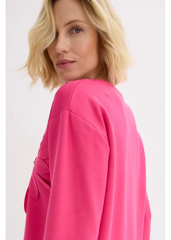 Felpa con applicazione, bonprix