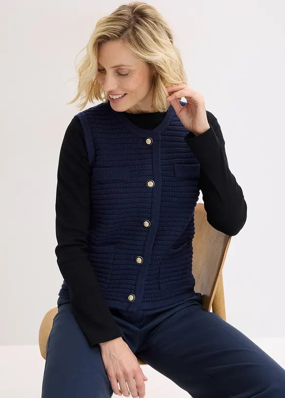 Gilet in maglia, bonprix