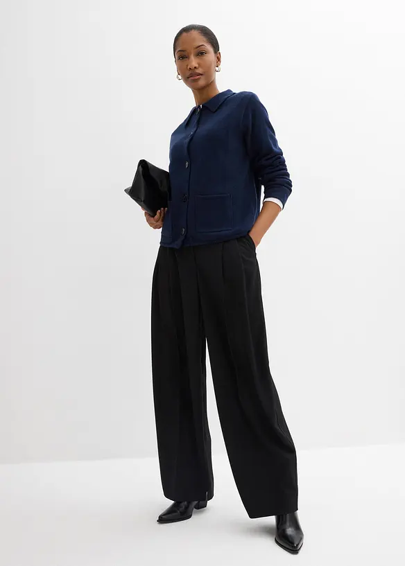 Cardigan in misto viscosa, bonprix