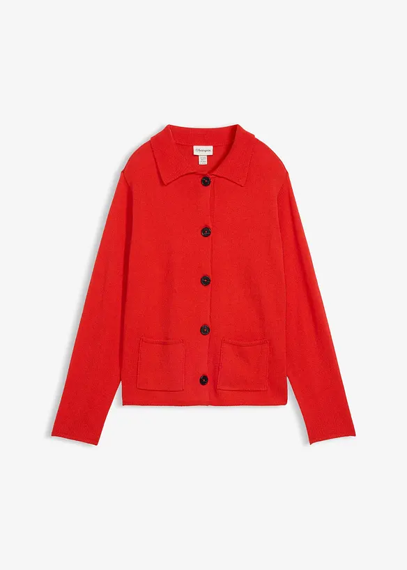 Cardigan in misto viscosa, bonprix