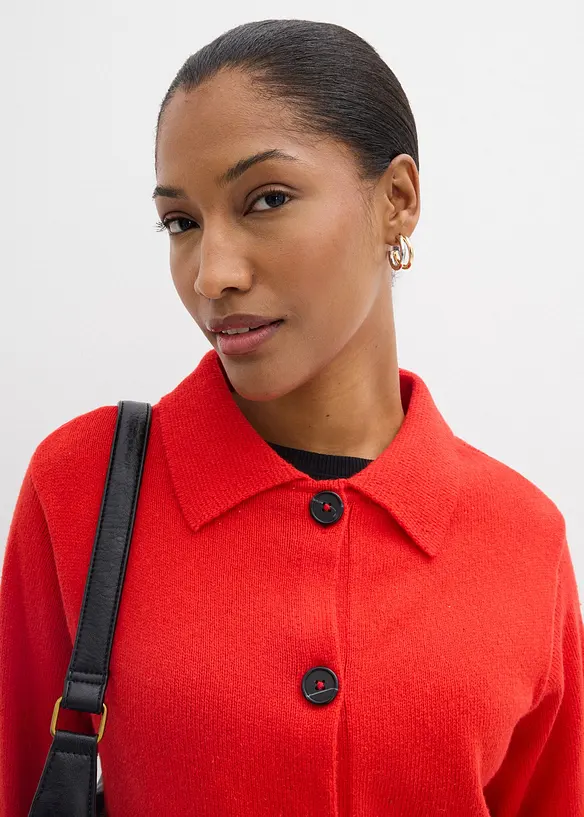 Cardigan in misto viscosa, bonprix