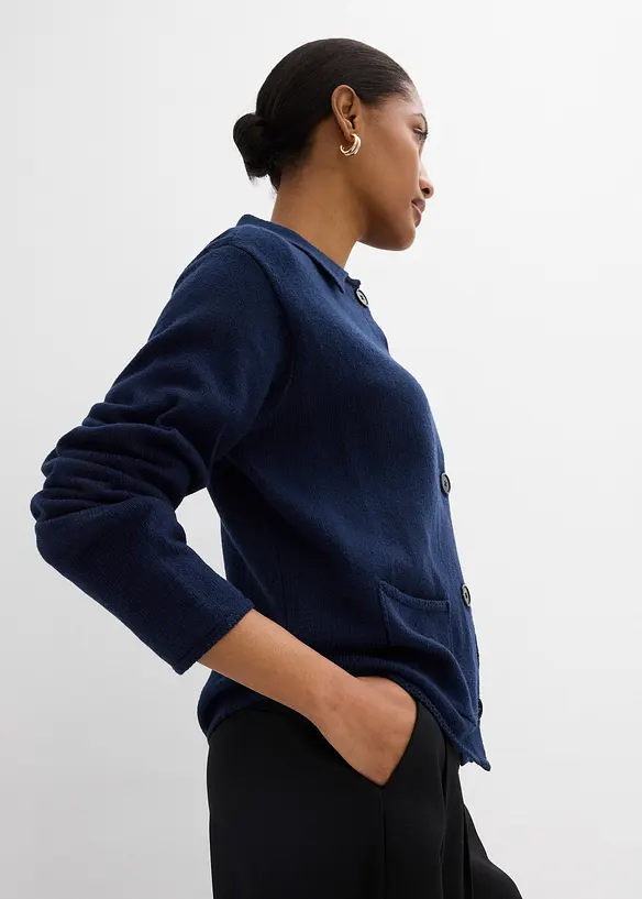 Cardigan in misto viscosa, bonprix