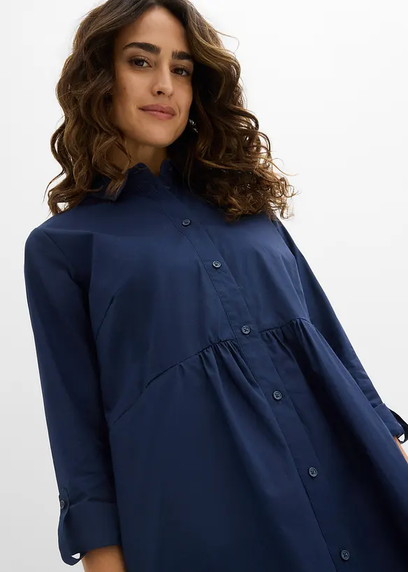 Abito chemisier in puro cotone, bonprix