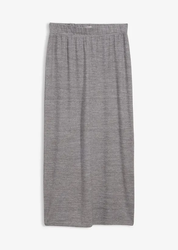 Gonna in felpa effetto maglia, bonprix