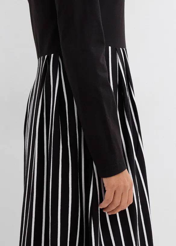 Abito midi in jersey di cotone, bonprix