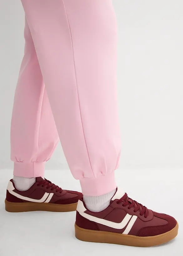 Pantaloni da jogging in morbido tessuto effetto neoprene, bonprix