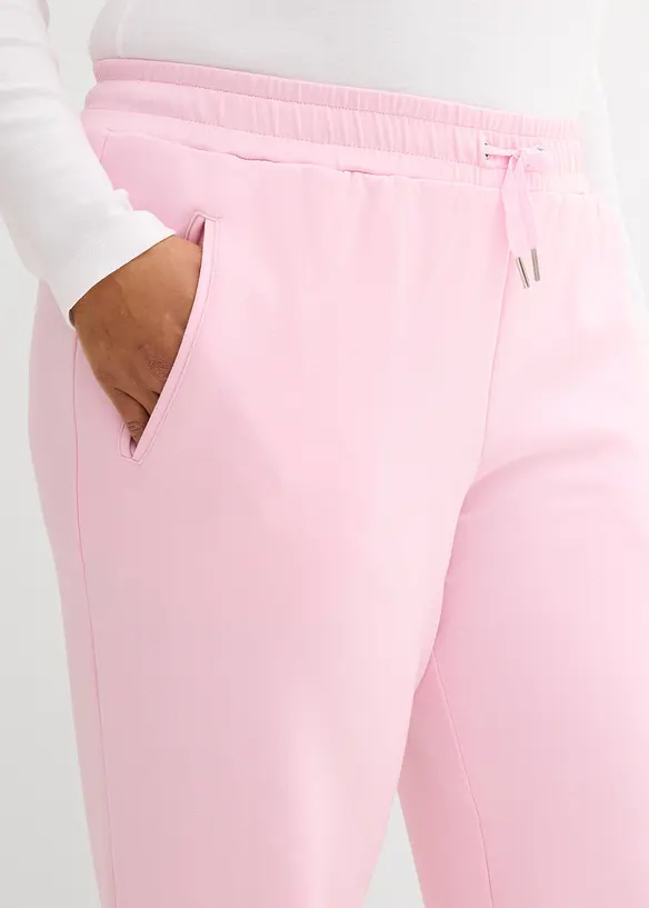 Pantaloni da jogging in morbido tessuto effetto neoprene, bonprix