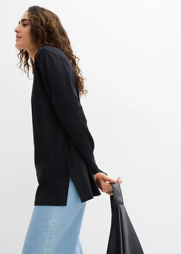 Maglia lunga in puro cotone biologico, bonprix