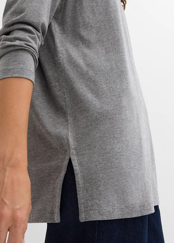Maglia lunga in puro cotone biologico, bonprix