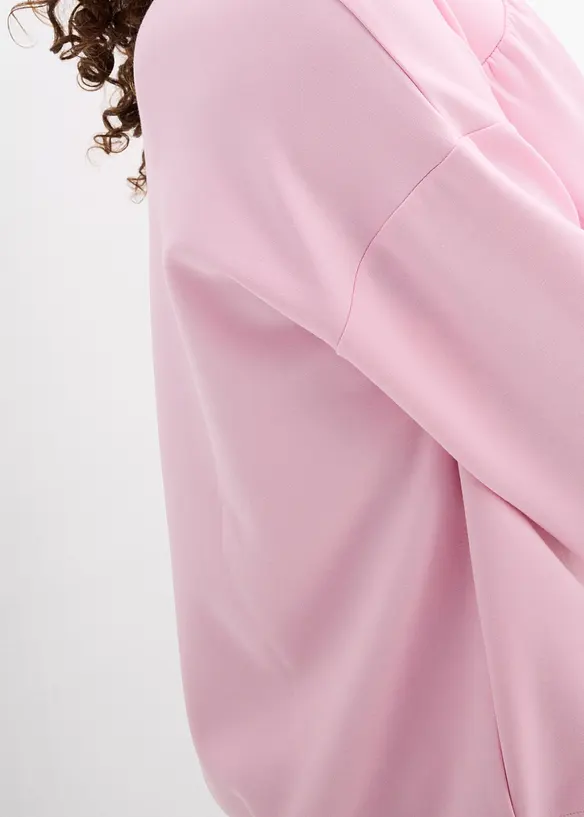 Felpa in morbido tessuto effetto neoprene, bonprix