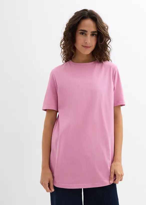 Maglia lunga in puro cotone biologico (pacco da 2), bonprix