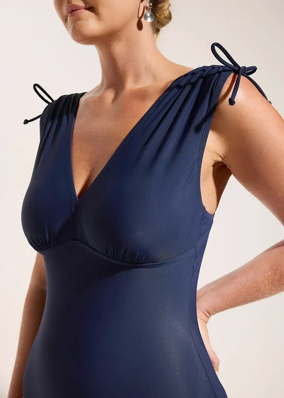 Costume intero con spalline larghe ed effetto modellante leggero, bonprix