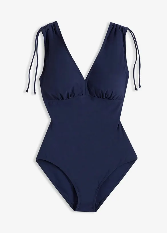 Costume intero con spalline larghe ed effetto modellante leggero, bonprix