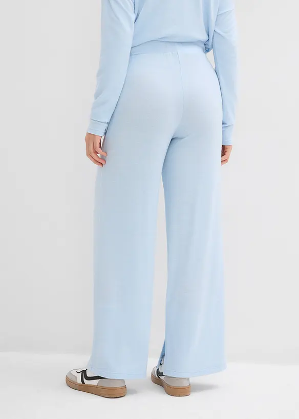 Pantaloni in jersey effetto maglia, bonprix