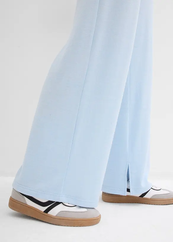 Pantaloni in jersey effetto maglia, bonprix