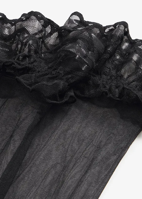 Autoreggenti con pizzo 20 den, bonprix