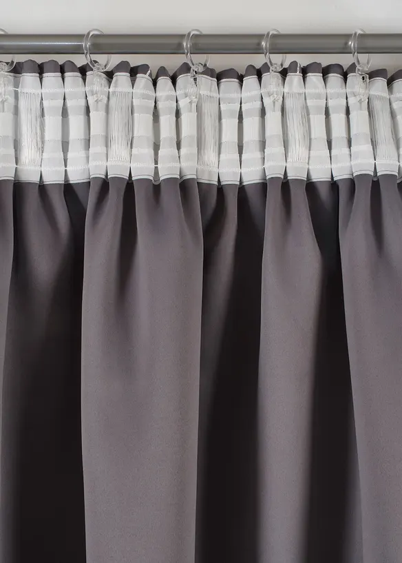 Tenda semioscurante lucida, disponibile anche extra lunga (pacco da 1), bonprix