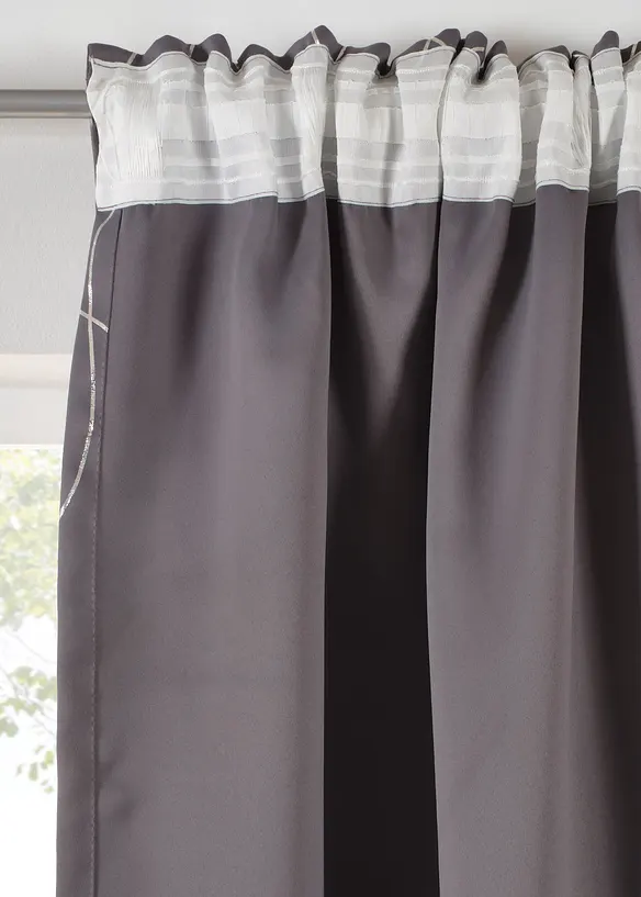 Tenda semioscurante lucida, disponibile anche extra lunga (pacco da 1), bonprix