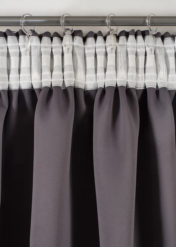 Tenda semioscurante lucida, disponibile anche extra lunga (pacco da 1), bonprix