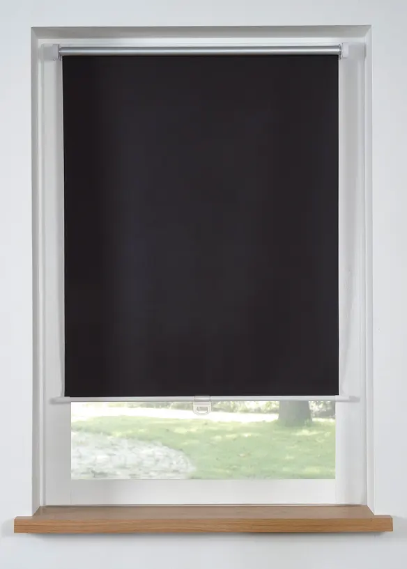 Tenda a rullo oscurante in tinta unita senza catenella, bonprix