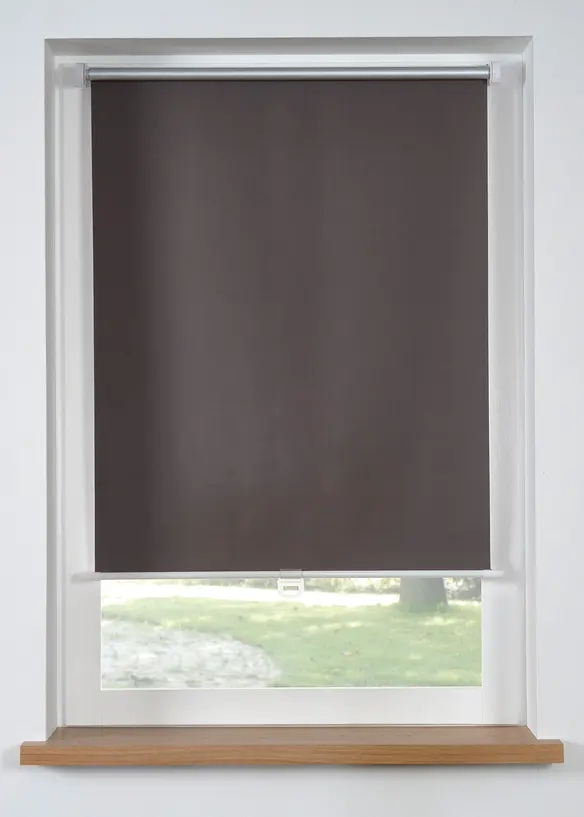 Tenda a rullo oscurante in tinta unita senza catenella, bonprix
