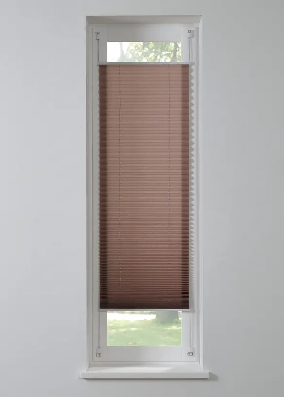 Tenda plissettata stretta in tinta unita, bonprix