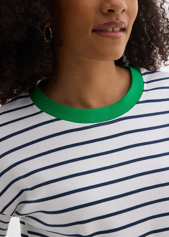 Maglia a maniche lunghe in puro cotone biologico, bonprix