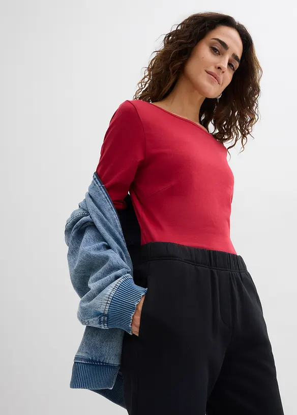 Body a maniche lunghe (pacco da 2), bonprix