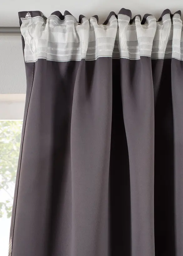 Tenda semioscurante lucida, disponibile anche extra lunga (pacco da 1), bonprix