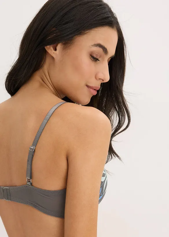 Reggiseno a balconcino con ricami delicati, bonprix