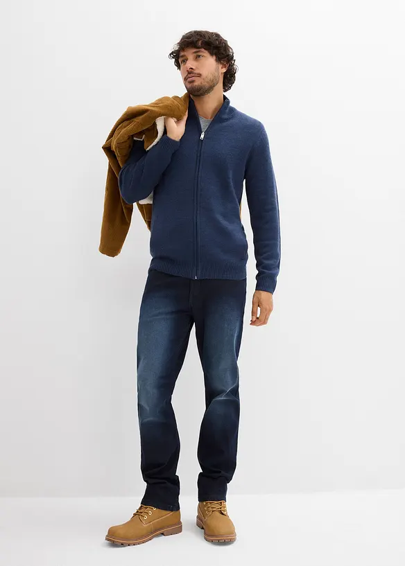 Cardigan in filato fine, bonprix