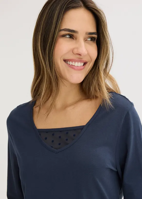 Camicia da notte in morbido cotone, bonprix