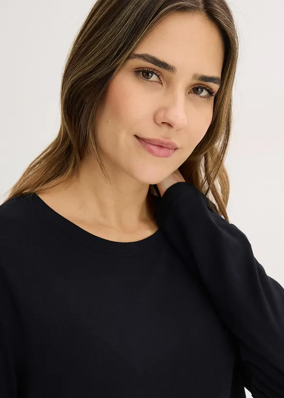 Pigiama a gamba larga in misto viscosa, bonprix