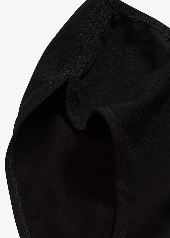Culotte a vita alta con cotone biologico (pacco da 4), bonprix