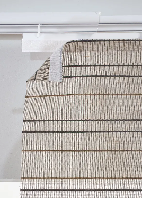 Tenda a pannello trasparente con fibra di lino (pacco da 1), bonprix