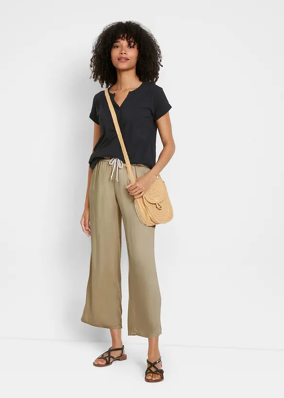 Maglia in cotone a maniche corte, bonprix