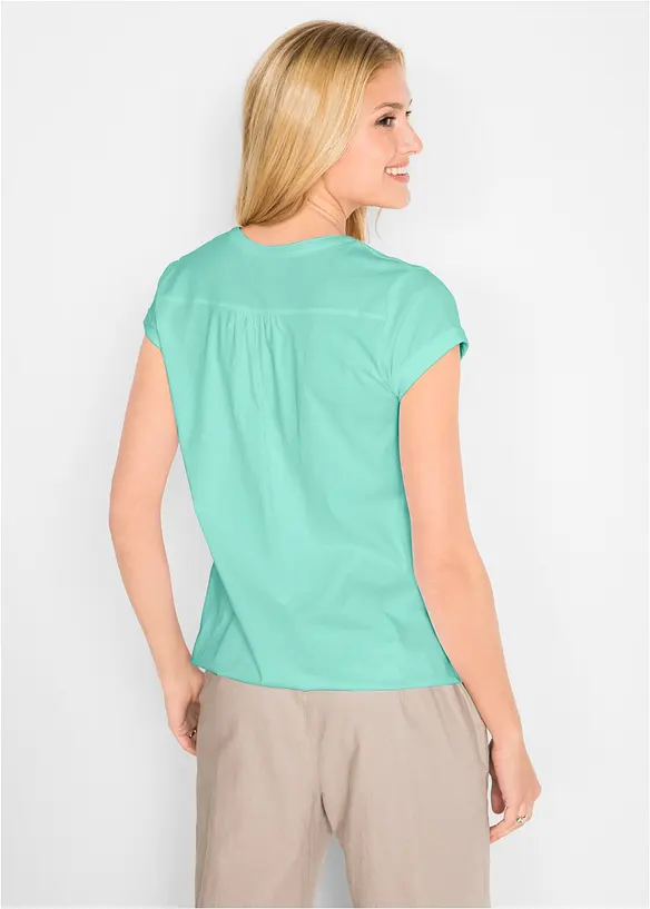 Maglia in cotone a maniche corte, bonprix