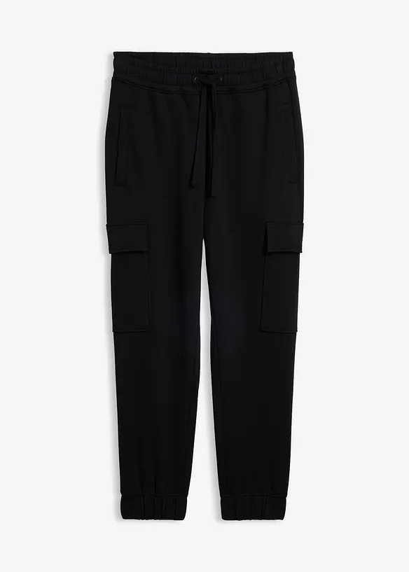 Pantaloni da jogging con tasche cargo, loose fit, bonprix