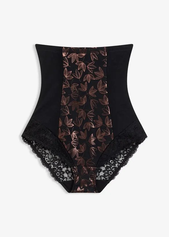 Slip contenitivo a vita alta con effetto modellante forte e leggermente lucente, bonprix