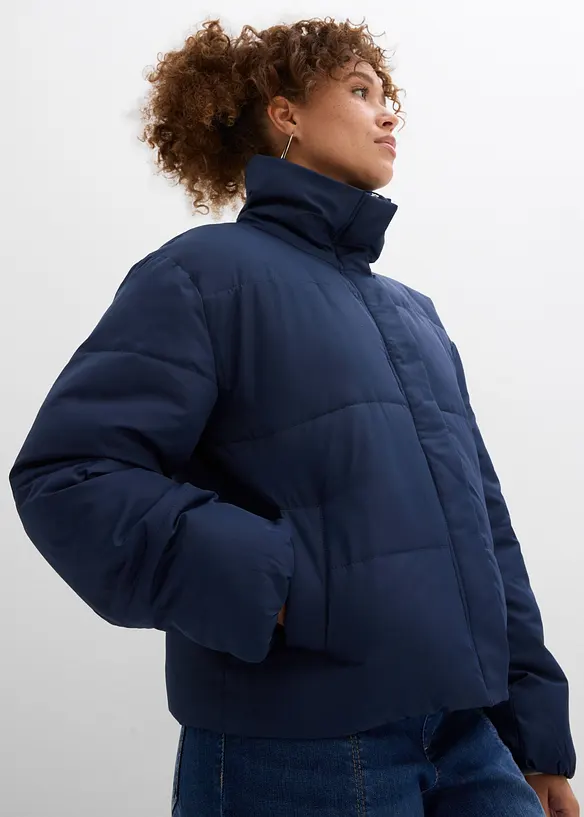 Giacca trapuntata con collo dritto, bonprix