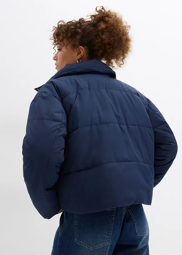 Giacca trapuntata con collo dritto, bonprix